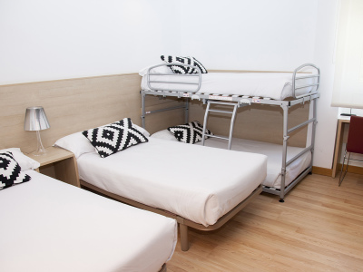 Quad room with children Quad room with children